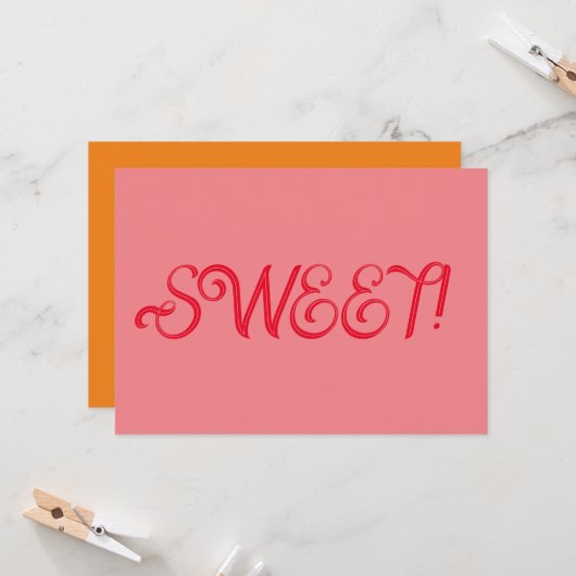 16 . Geburtstag Flat Greeting Card Karte (Vorderseite/Rückseite Beispiel)