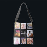 16. Geburtstag Foto Collage Mädchen schwarz Tragetaschen Mit Langen Trägern<br><div class="desc">Ein einzigartiges Geschenk für den 16., 16. Geburtstag eines Mädchens, das ihr Leben mit einer Collage von 8 eigenen Fotos, Bildern feiert. Personalisieren und fügen Sie ihren Namen, Alter 16 und ein Datum. Ein schicker schwarzer Hintergrund. Graue und weiße Buchstaben und Zahlen. Der Name ist mit einem modernen handgeschriebenen Stilskript...</div>