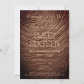 16 . Geburtstag Foto Magazine Birthday Einladung (Rückseite)