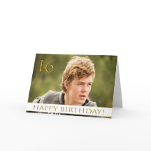 16. Geburtstag für einen Jungen mit deinem Portrai