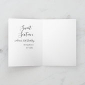 16 . Geburtstag Geburtstagsbrunch 16. Karte (Innenseite)