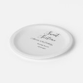 16 . Geburtstag Geburtstagsbrunch 16. Pappteller (Schrägansicht)