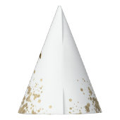 16 . Geburtstag Gold Imitate Fossil Glitzer Partyhütchen (Rückseite)