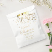 16 . Geburtstag Gold Imitate Fossilien und Glitzer Geschenktütchen (Versiegelt)