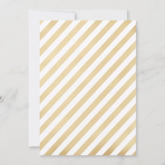 16. Geburtstag - Goldballons Einladung (Rückseite)