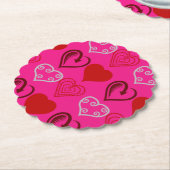 16 . Geburtstag Hearts & Liebe Drink Coasters Untersetzer (angewinkelt)