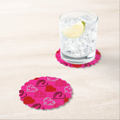 16 . Geburtstag Hearts & Liebe Drink Coasters Untersetzer (Vor Ort)
