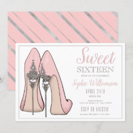 16 . Geburtstag High Heels Birthday Einladung