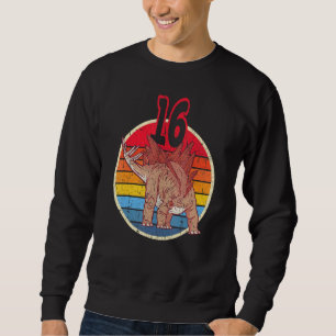 16. Geburtstag I Stegosaurus Stenops I Familienmat Sweatshirt