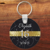 16 . Geburtstag, Imitate Gold & Silber, Gastgesche Schlüsselanhänger (Vorderseite)