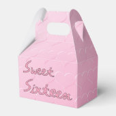 16 . Geburtstag in Rosa Geschenkschachtel (Vorderseite)