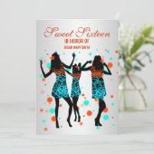 16 . Geburtstag-Insel-Party Einladung (Stehend Vorderseite)