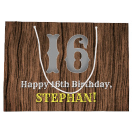 16. Geburtstag: Inspirierter Country Western Look, Große Geschenktüte