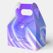 16 . Geburtstag Iridescent Pink Lila Blue Geschenkschachtel (Vorderseite)