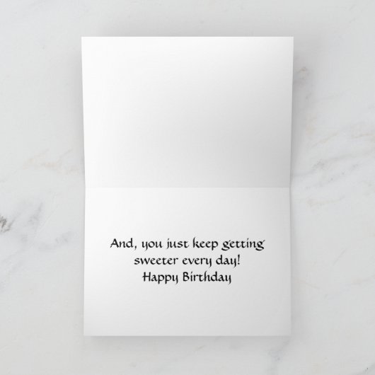 16. GEBURTSTAG! JEDEN TAG SCHWIMMEN KARTE (Innenseite)