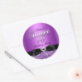 16 . Geburtstag Jewel Bow & Floral Lace Sticker (Umschlag)
