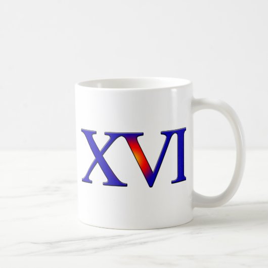 16. Geburtstag Kaffeetasse (Rechts)