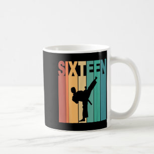 16. Geburtstag Karate Taekwondo Thema 16 Jahre alt Kaffeetasse