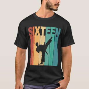 16. Geburtstag Karate Taekwondo Thema 16 Jahre alt T-Shirt