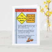 16. Geburtstag Karte (Gelbe Blume)