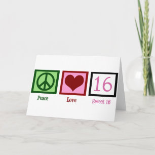 16 . Geburtstag Karte