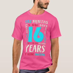 16. Geburtstag Kinder Geschenk 16 Jahre alte Jung T-Shirt