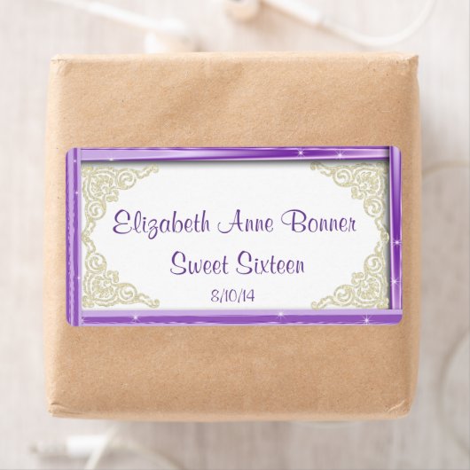 16 . Geburtstag, Lavendel und Weiß, kundenspezifis (Insitu)