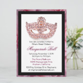 16 . Geburtstag Masquerade Ball Einladungen (Stehend Vorderseite)