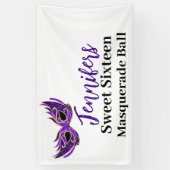 16 . Geburtstag Masquerade Ball Party Banner (Vertikal)