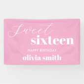 16 . Geburtstag Modern Pink 16. Geburtstag Banner (Horizontal)