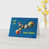 *16.* GEBURTSTAG - NACH OBEN UND WEG! KARTE (Gelbe Blume)