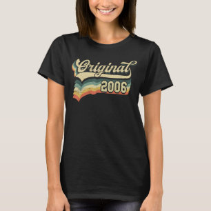 16. Geburtstag Original Retro Boy Girl 2006 16 Jah T-Shirt