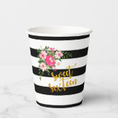 16 . Geburtstag Paper Cup Pappbecher (Rückseite)