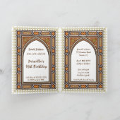 16 . Geburtstag Party Arabien, Marokkanisch,4 Gesi Einladung (Innenseite)