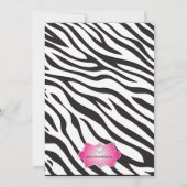 16 . Geburtstag Party Einladung (Rückseite)