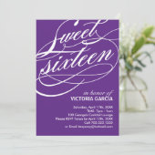 16 . Geburtstag Party Einladung (Stehend Vorderseite)