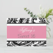 16 . Geburtstag Party Einladung (Stehend Vorderseite)