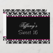 16 . Geburtstag Party Einladung (Vorne/Hinten)