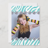 16 . Geburtstag Party Einladung (Rückseite)