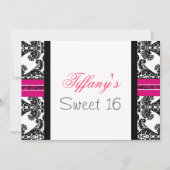 16 . Geburtstag Party Einladung (Vorderseite)