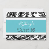 16 . Geburtstag Party Einladung (Vorderseite)