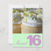 16 . Geburtstag-Party Einladungen (Vorderseite)