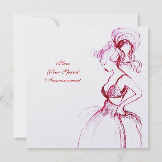 16 . GEBURTSTAG PARTY, rosa, rosa Einladung (Rückseite)