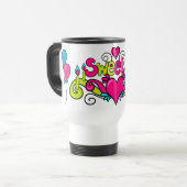 16. Geburtstag-Partyglas-Tasse Reisebecher (Vorderseite Links)