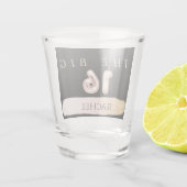 16. Geburtstag Personalisiertes Shot Glass Schnapsglas (Rückseite)