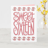 16 . Geburtstag Petals Birthday Card Karte (Gelbe Blume)