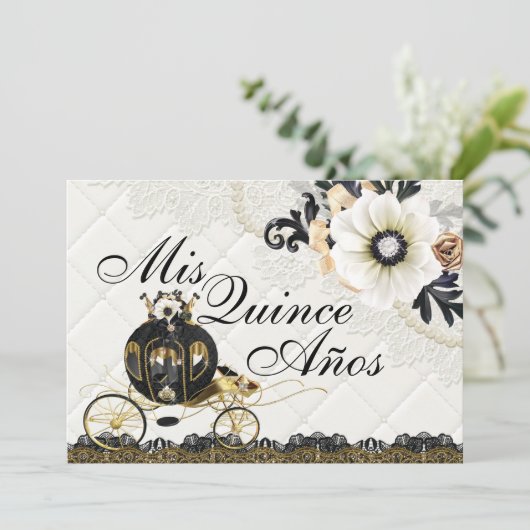 16 . Geburtstag Quinceanera Einladungen zum Geburt (Stehend Vorderseite)