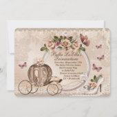 16 . Geburtstag Quinceanera Einladungen zum Geburt (Rückseite)