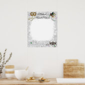 16 . Geburtstag, Quinceanera, Masquerade anmelden Poster (Küche)