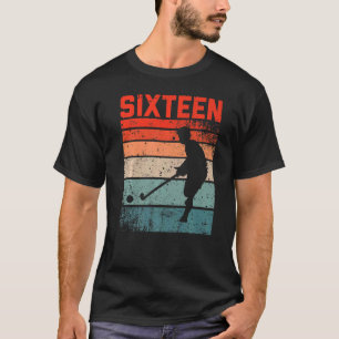 16. Geburtstag Retro Field Hockey 16 Jahre alter J T-Shirt